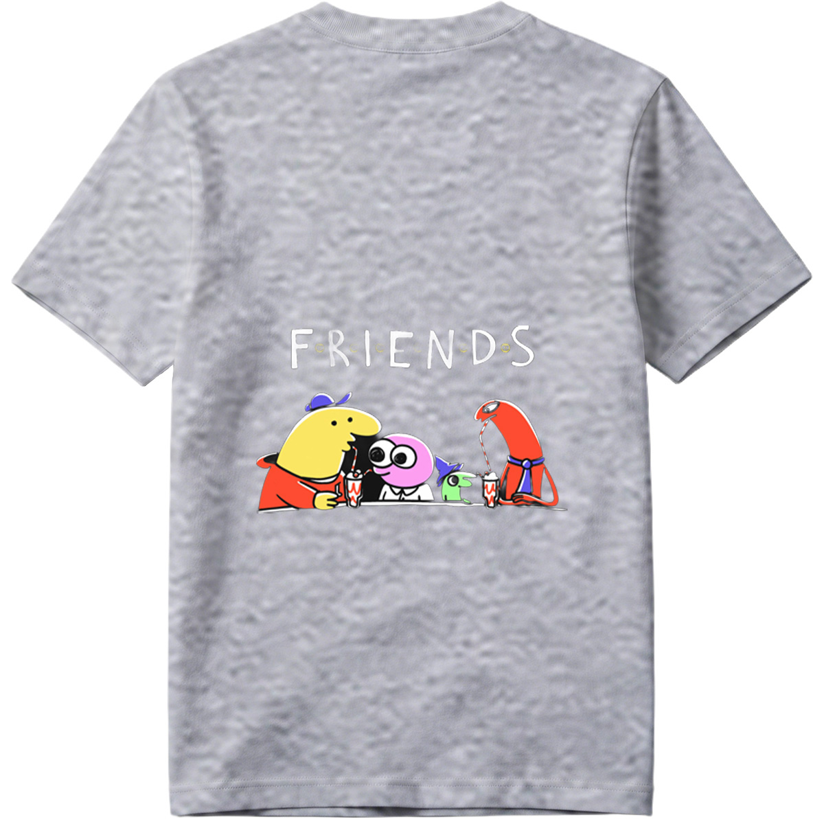Friends: The Animated Characters Enjoying Drinks Together - Tee