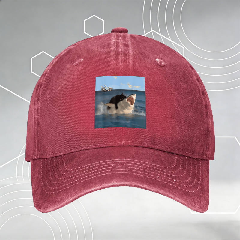 New Baseball Cap with Blue Bandana Print Pattern and White Floral Design, Unisex Adjustable Hat for Outdoor Activities, Casual Streetwear, Perfect for Youth and Adults
