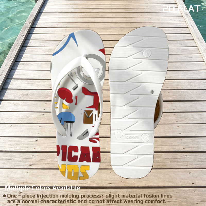Despicable Friends: Minion & Deadpool Mashup -  flip-flops