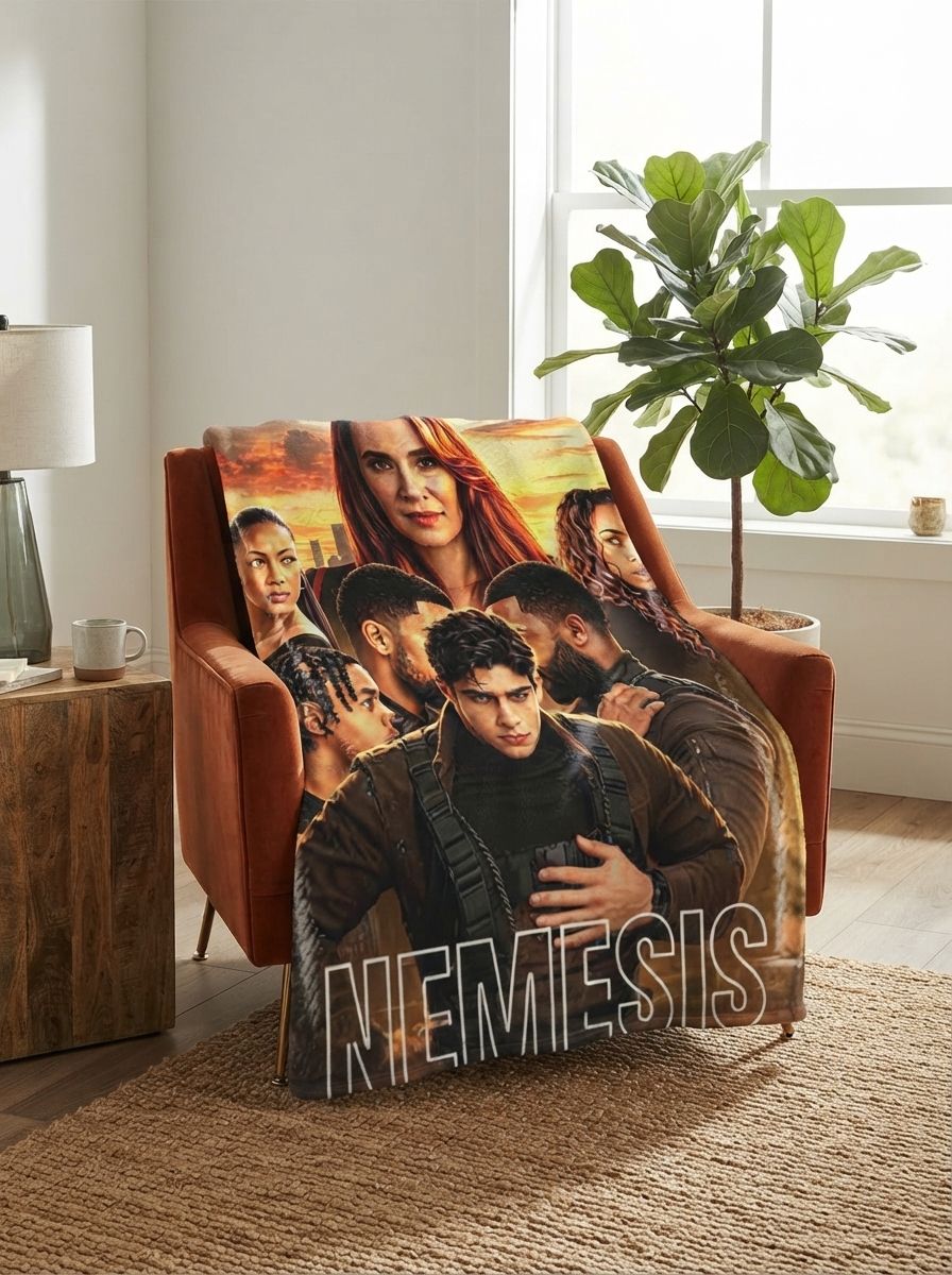 Custom Photo Face Flannel Blanket Ultra Soft Anti-Pilling Throw Blanket with Personalized Movie Cast Portrait Ideal
