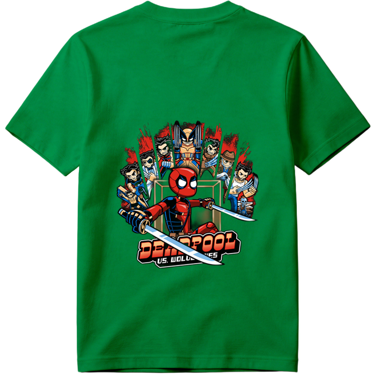 Deadpool vs. Wolverines - Tee