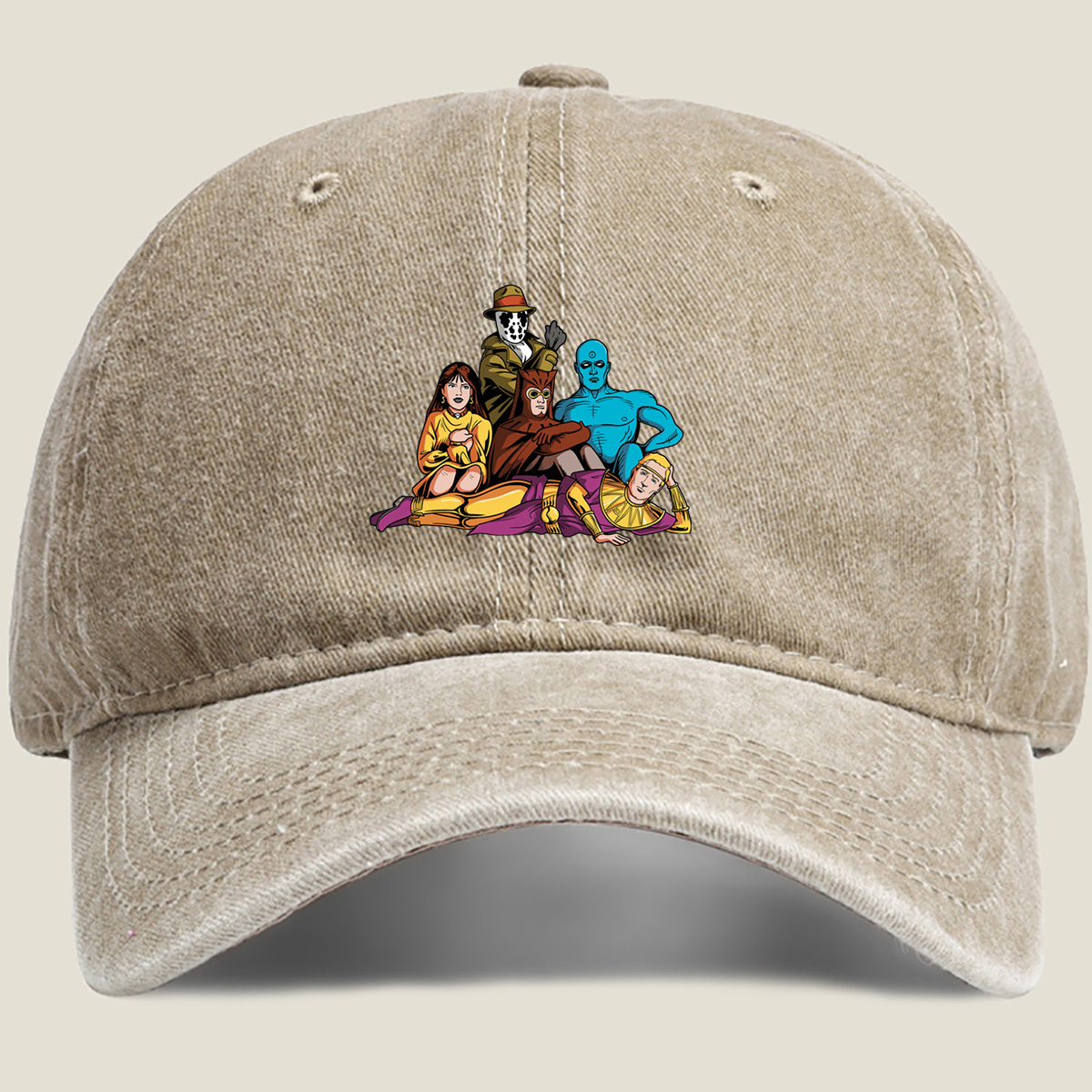 Justice League Dark: Zatanna, Deadman, Swamp Thing, Blue Devil, and Doctor Fate - Washed Denim - Baseball Cap