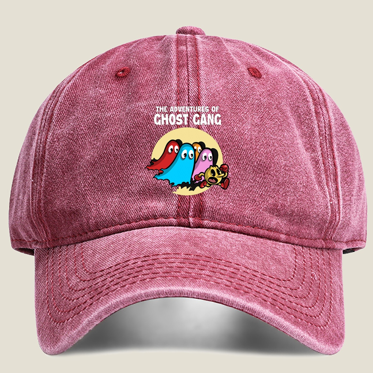 The Adventures of Ghost Gang: Pac-Man and the Ghosts - Washed Denim - Baseball Cap
