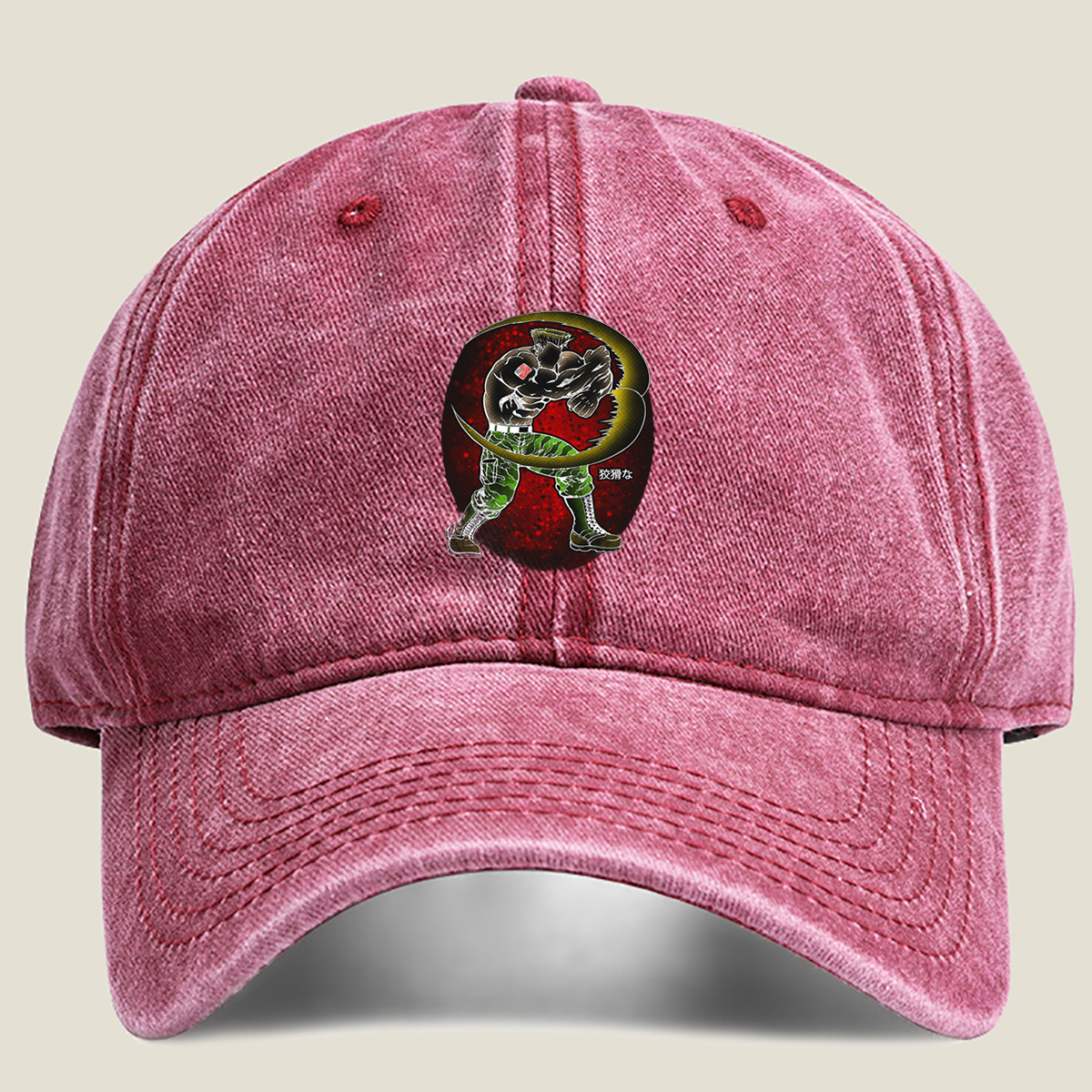 Sasuke Uchiha: The Crouching Tiger - Washed Denim - Baseball Cap