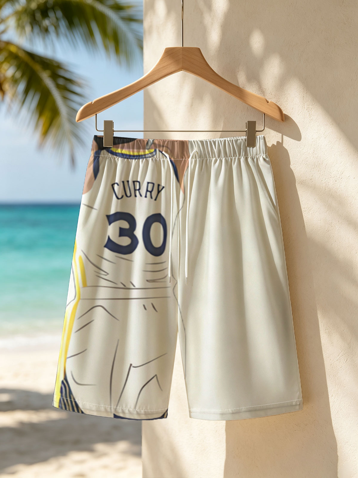 Stephen Curry Shooting a Three-Pointer with 