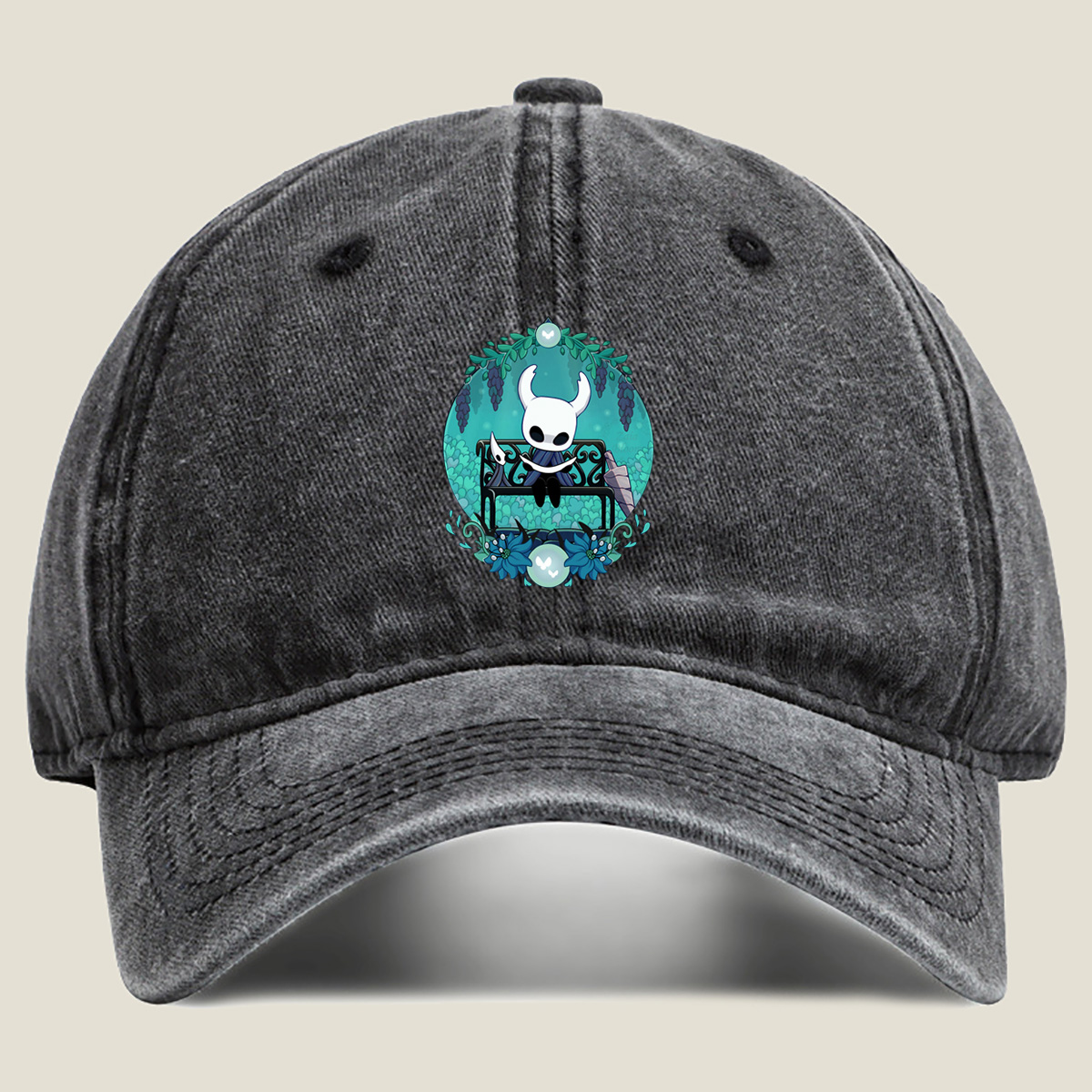 Hollow Knight: The Silent Guardian - Washed Denim - Baseball Cap