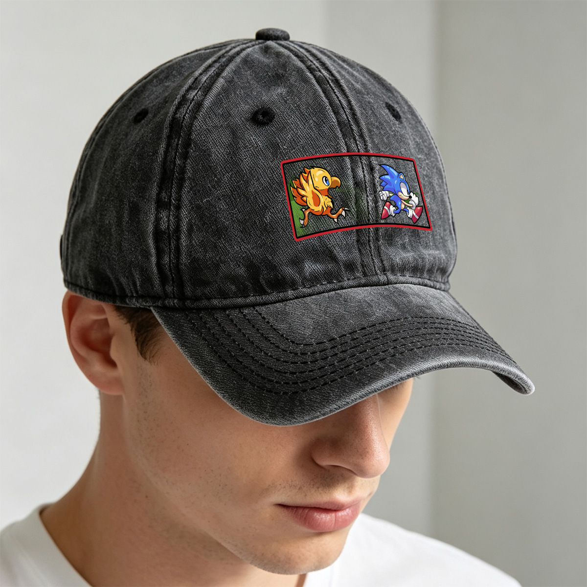 Sonic and Chao Race - Washed Denim - Baseball Cap