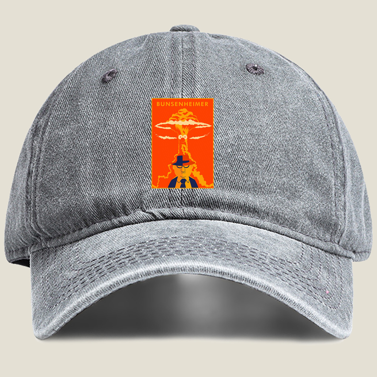 Bunsenheimer: The Explosive Scientist - Washed Denim - Baseball Cap