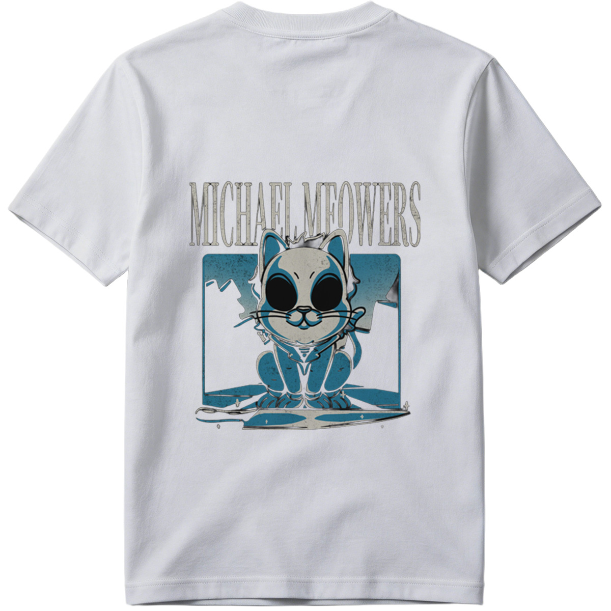 Michael Meowers Cat Character Design - Tee