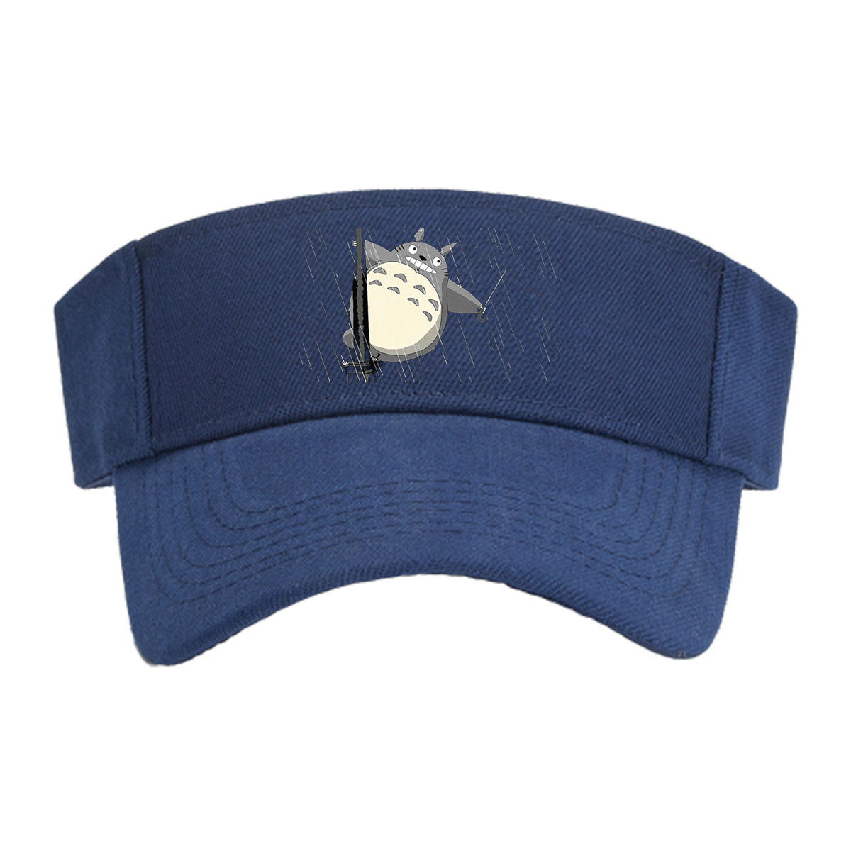 Totoro in the Rain with Umbrella and Streetlamp -  Visor cap