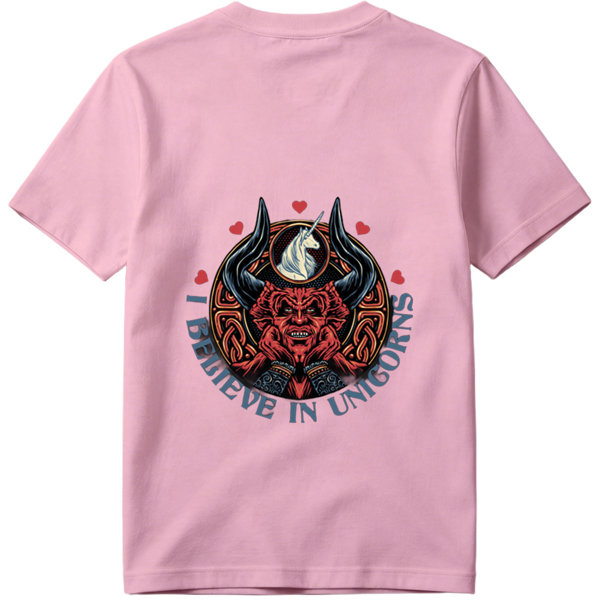 I Believe in Unicorns - Devil and Unicorn Design - Tee