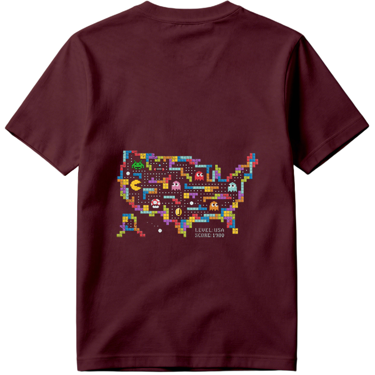 Pac-Man USA Map Adventure - Tee