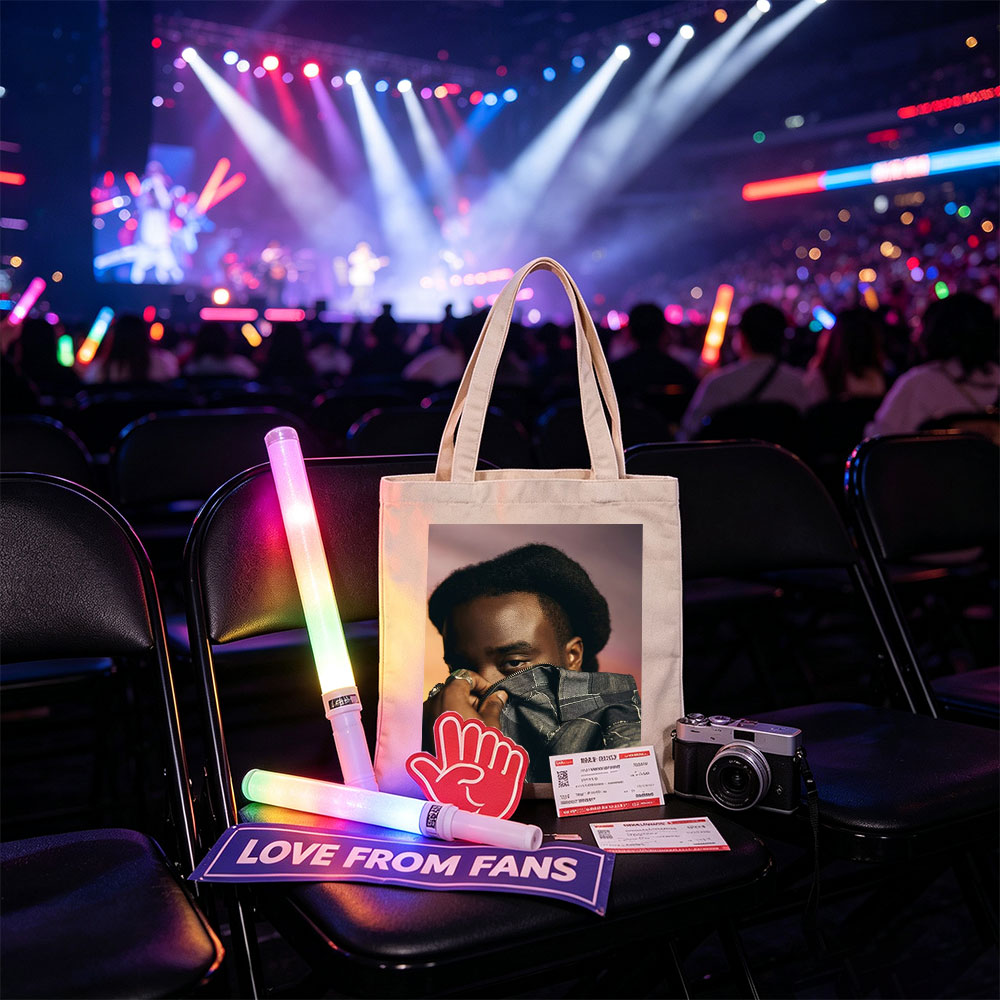 Kendrick Lamar in a Bold Pose Holding Denim Jacket to Face - Canvas tote bags