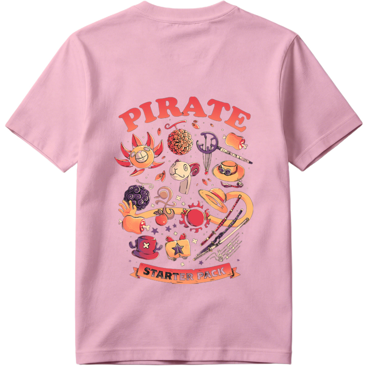 Pirate Starter Pack: A Whimsical Adventure with Captain and Crew - Tee
