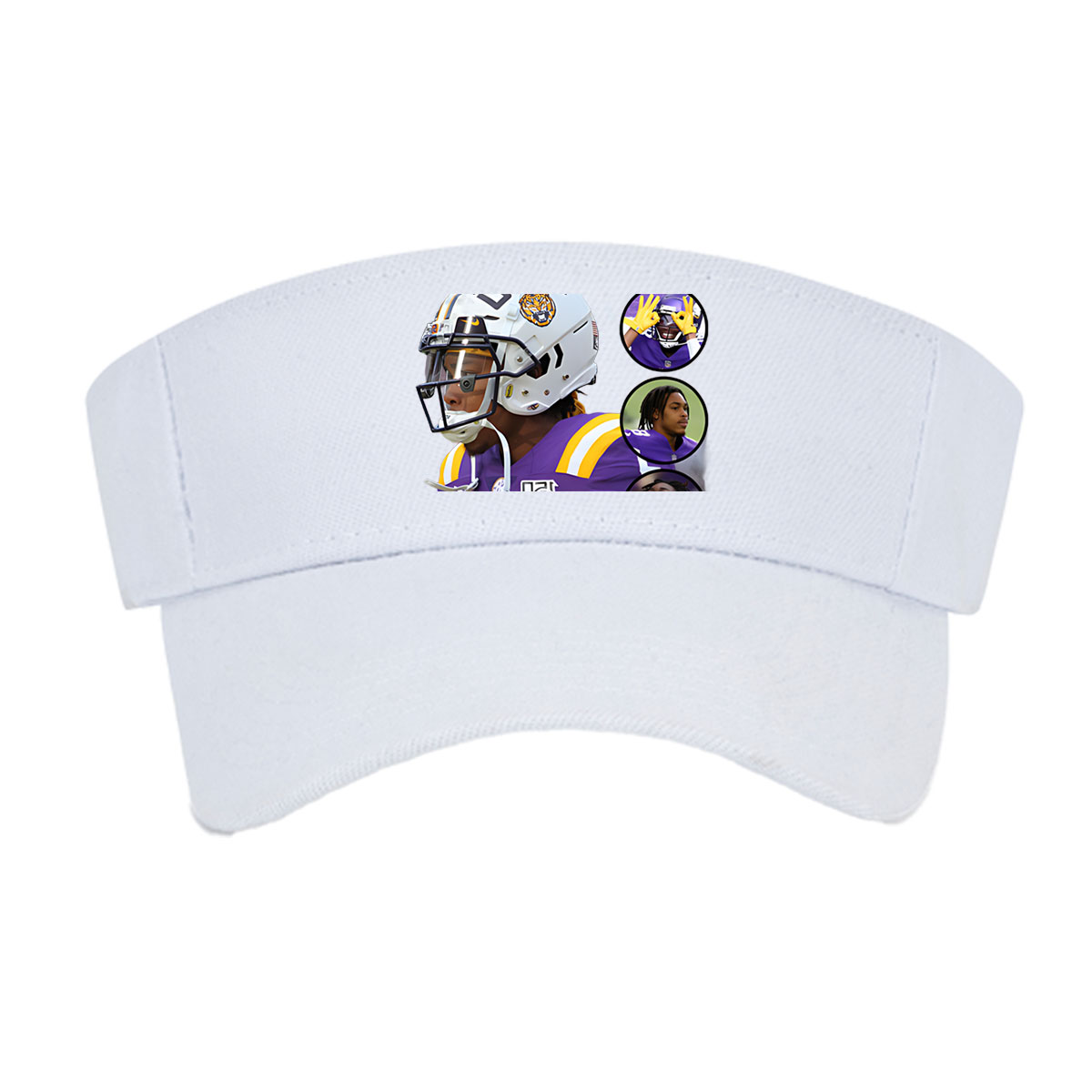Justin Jefferson LSU Football Player Highlight Collage -  Visor cap