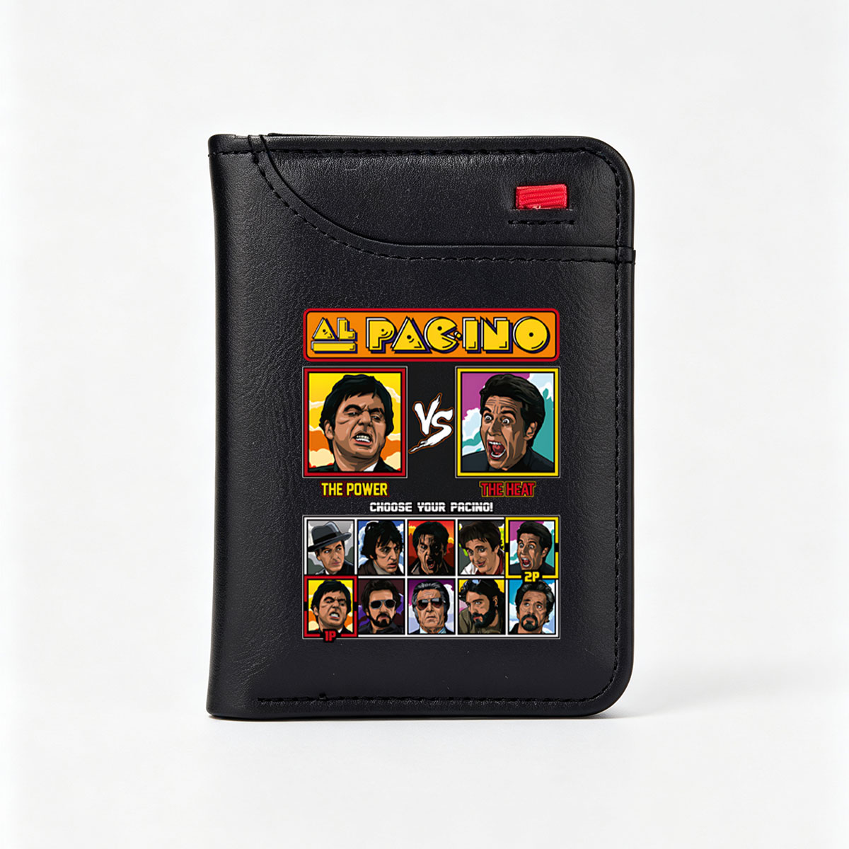 Al Pacino: The Power vs The Heat - Choose Your Pacino! - Vertical Style Wallet