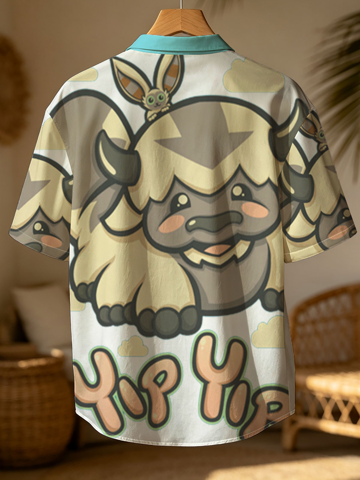 Yip Yip: A Cute Buffalo with a Bunny on Its Back -  Shirt