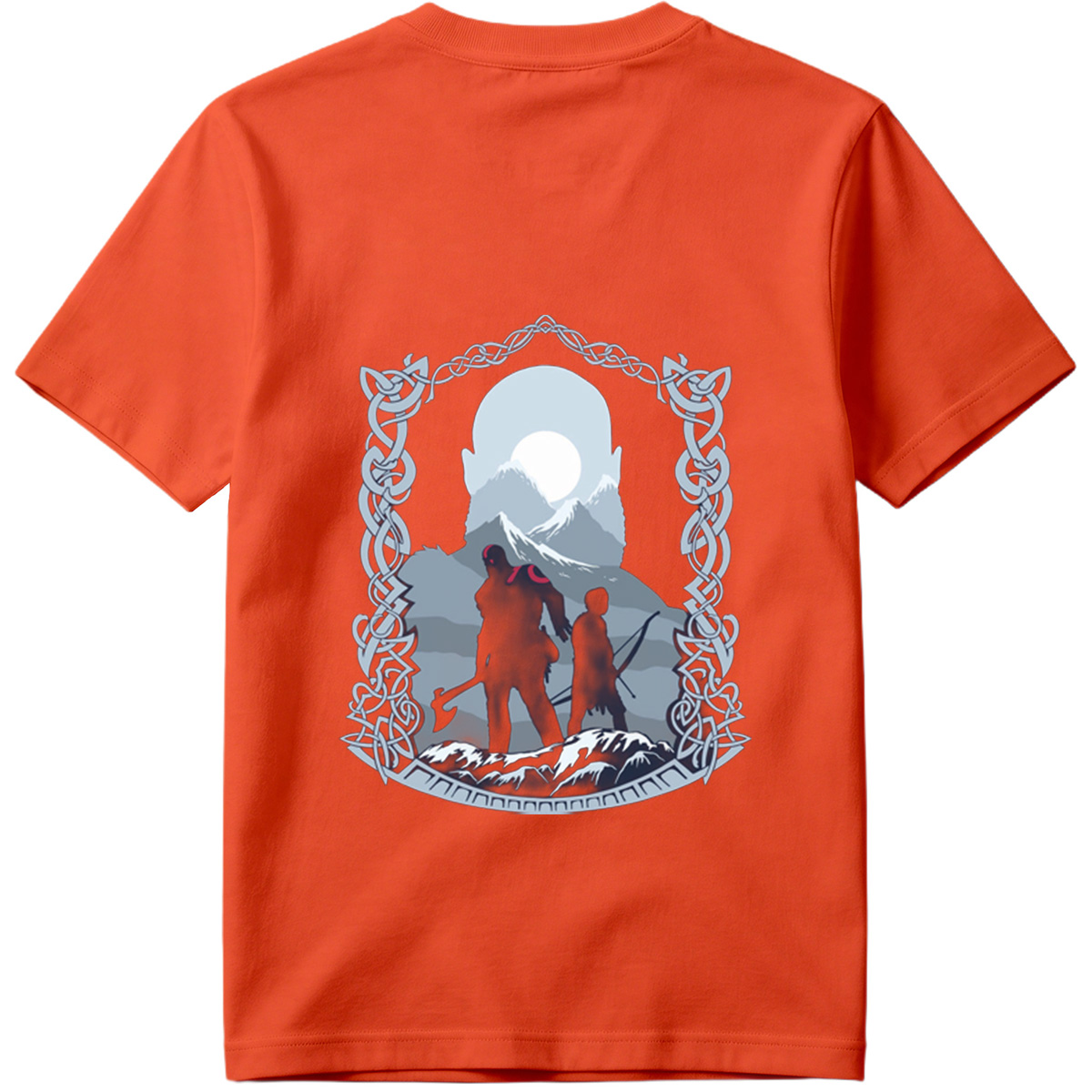 Viking Warriors Under the Moonlight - Tee