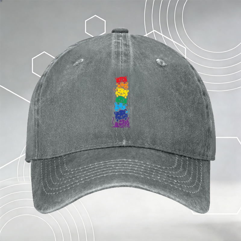 New Baseball Cap with Mushroom Print and 