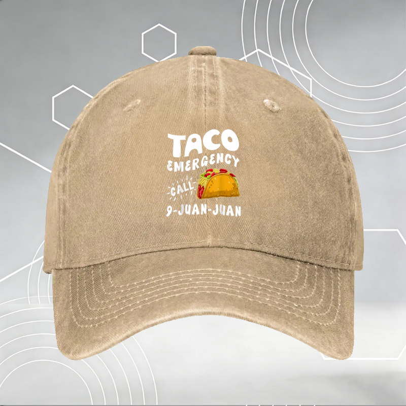 New Baseball Cap with Coffee and Crochet Print 