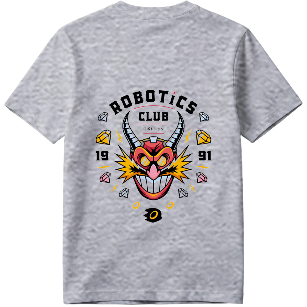 Robotics Club - Devil Robot Character Design - Tee