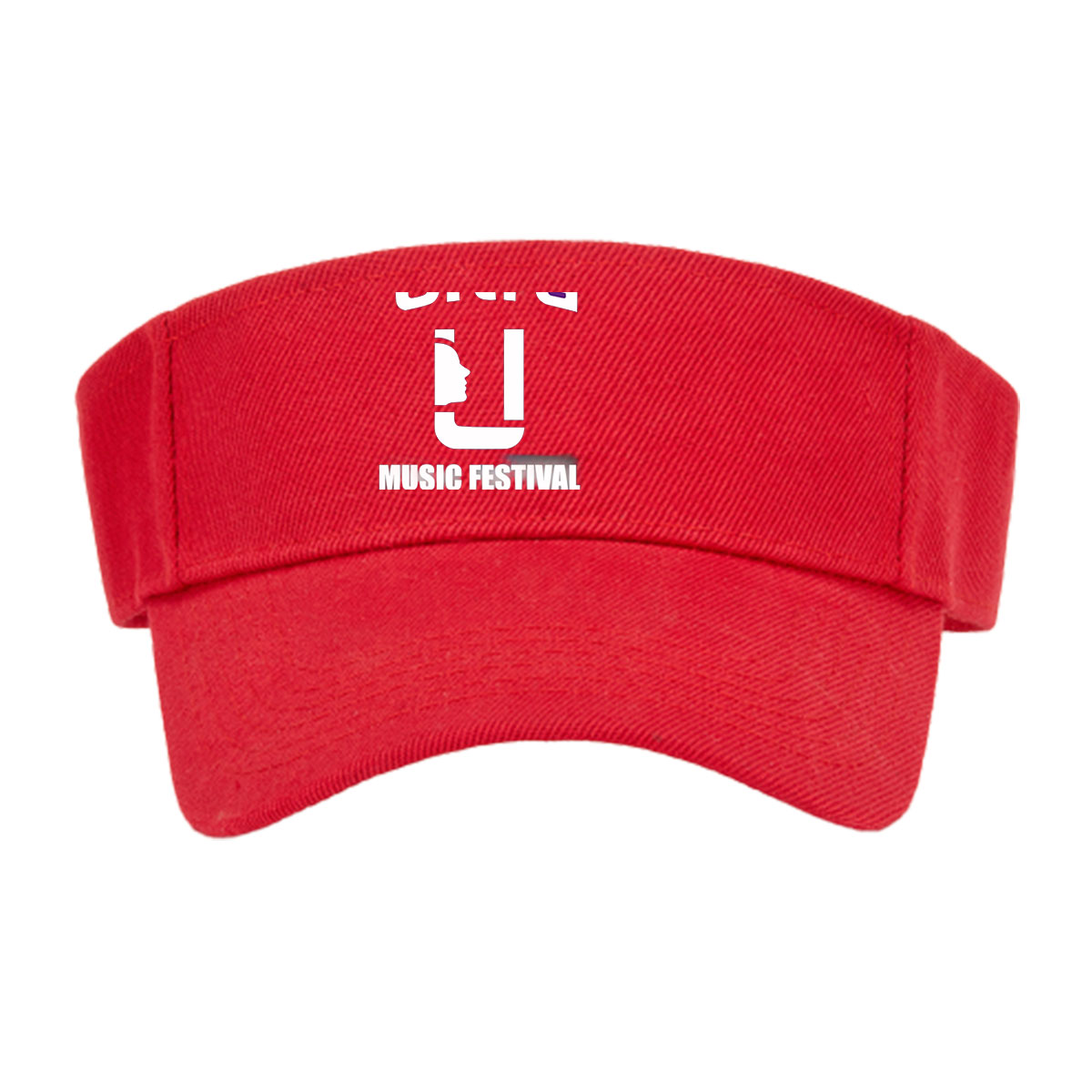 Ultra Music Festival 2026 Logo Featuring Iconic U Design and Reflective Text -  Visor cap