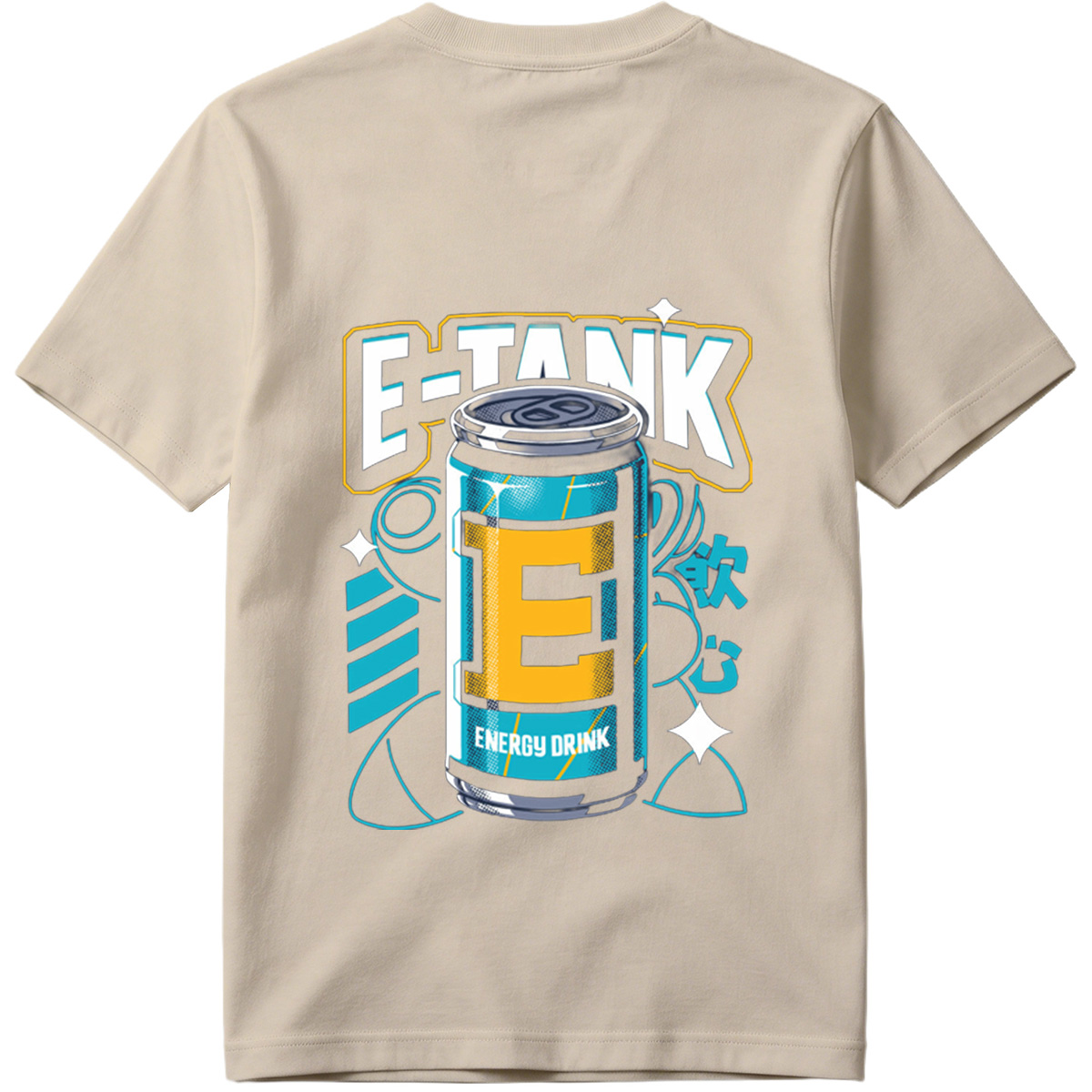 E-Tank Energy Drink Can Design - Tee