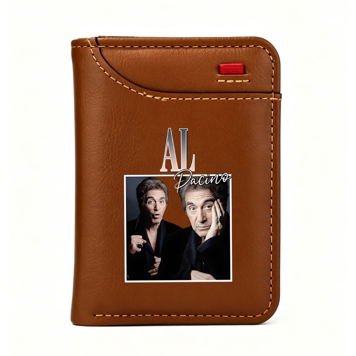 Al Pacino: Dual Portraits of the Legendary Actor - Vertical Style Wallet