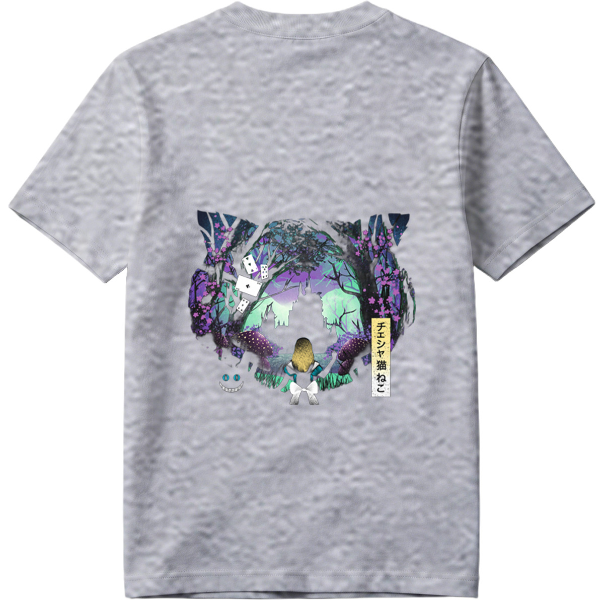 Alice in Wonderland: Cheshire Cat and Alice - Tee