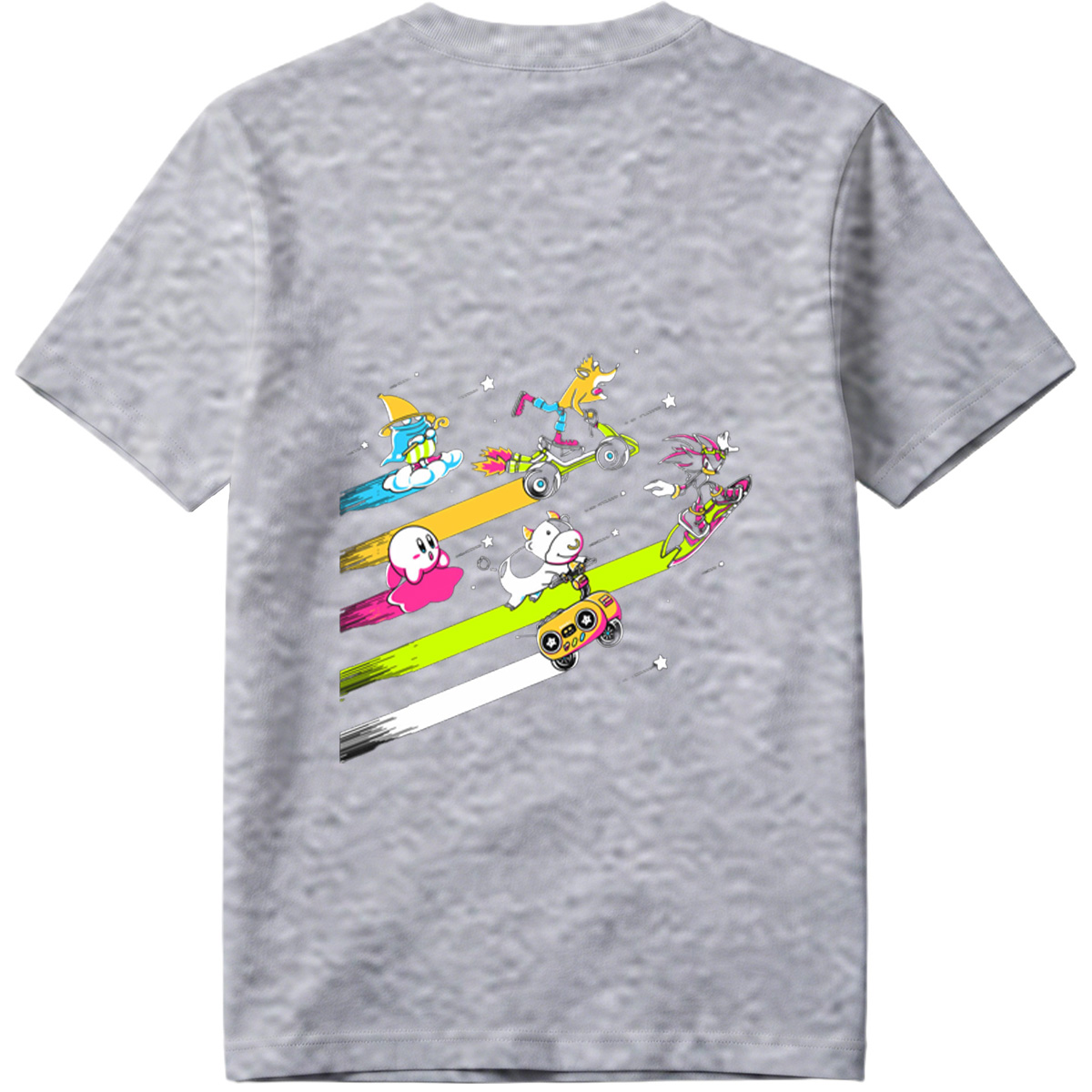Sonic, Kirby, and Friends Racing Through Space - Tee