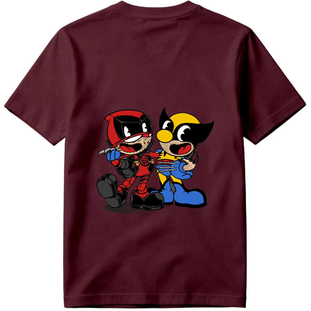 Deadpool and Wolverine Chibi Style - Tee