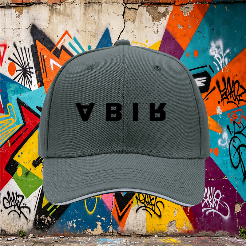 Unisex Classic Sandwich Hat with A B C R Letter Print Design – Perfect for Outdoor Activities, Casual Wear, and Daily Use – Ideal for Adults Seeking Stylish and Comfortable Headwear