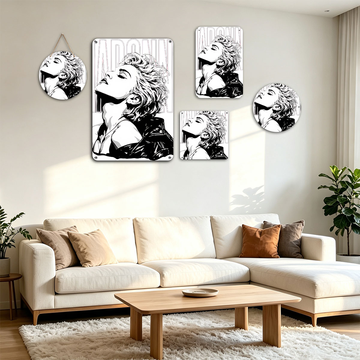 Madonna: Iconic Pop Star Portrait - painting