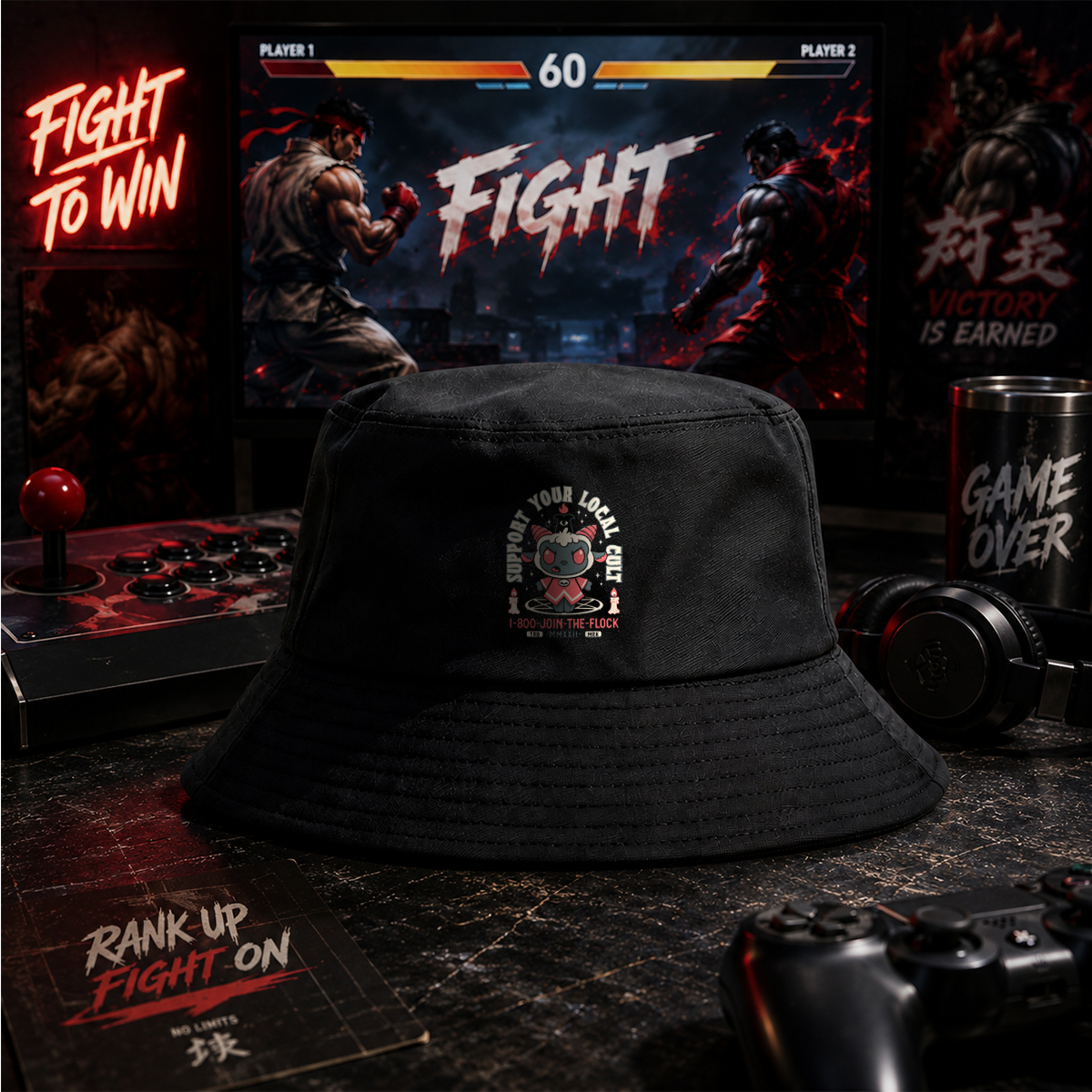 **Support Your Local Cult - I-800-JOIN-THE-FLOCK** - Fisherman's Hat
