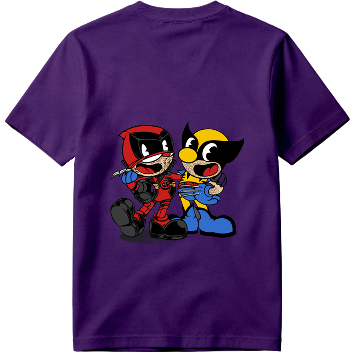 Deadpool and Wolverine Chibi Style - Tee