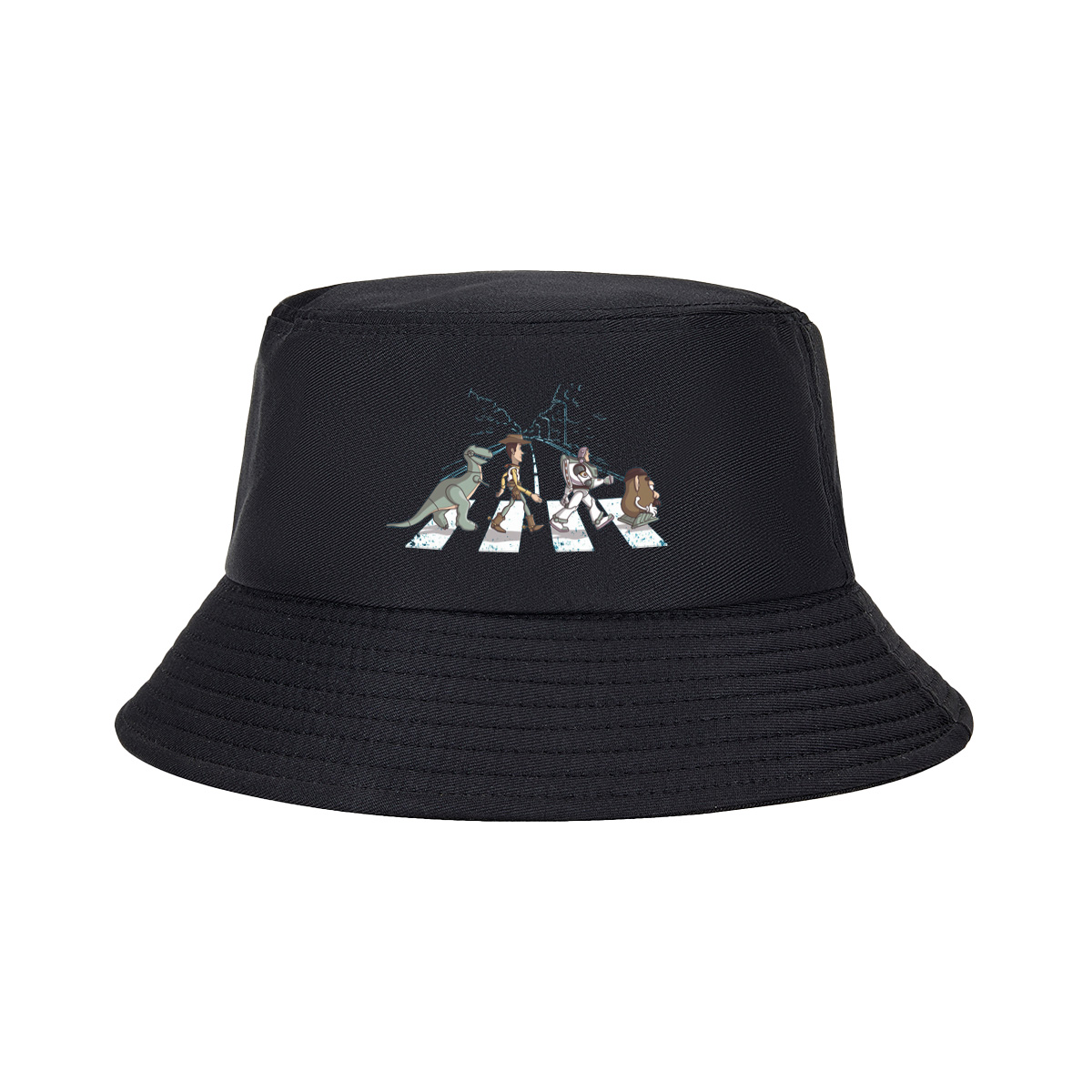 Toy Story Characters Crossing the Street - Fisherman's Hat
