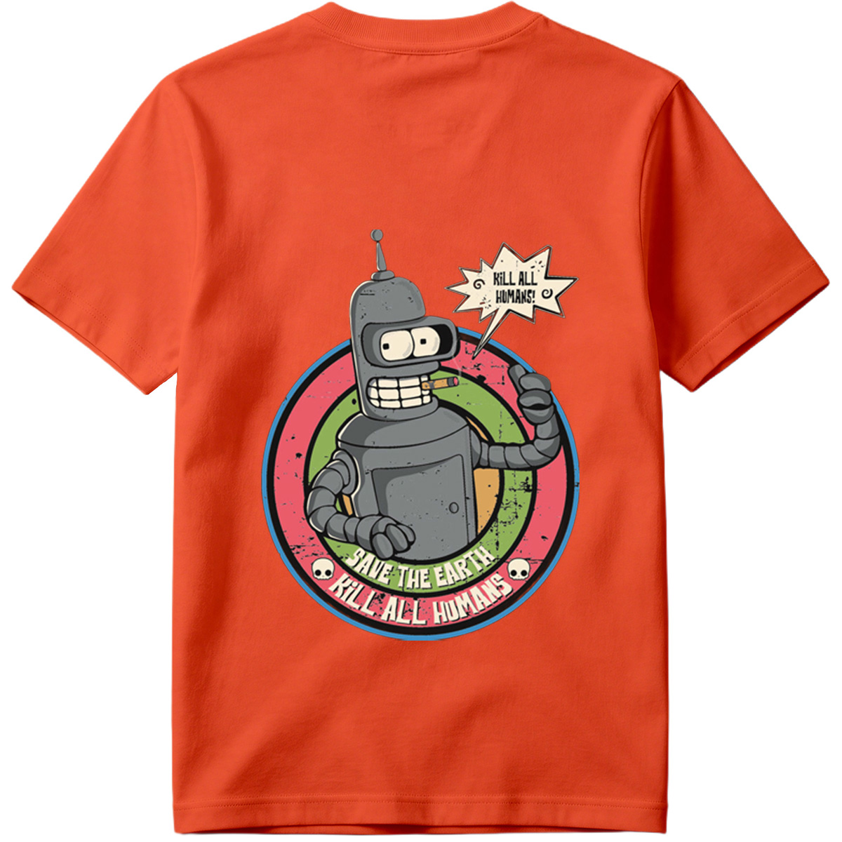 Futurama Bender: Save the Earth, Kill All Humans - Tee