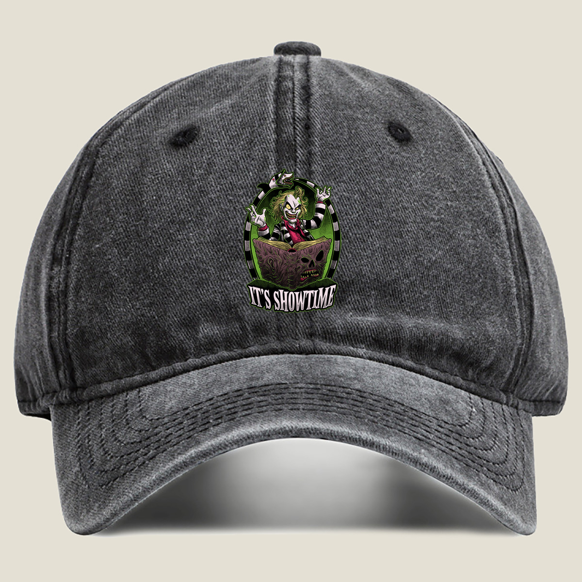 Beetlejuice: It's Showtime - Washed Denim - Baseball Cap