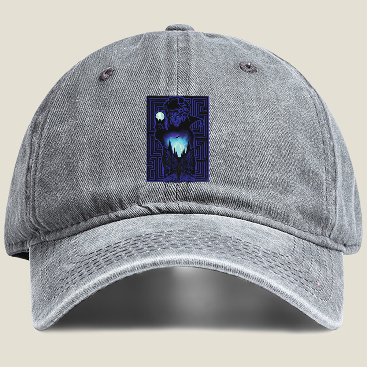 Labyrinth: Jareth the Goblin King - Washed Denim - Baseball Cap