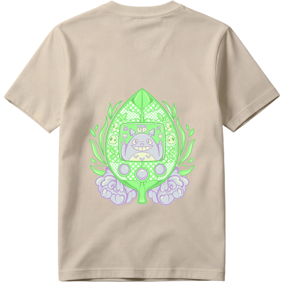Totoro Tamagotchi Level Up - Tee