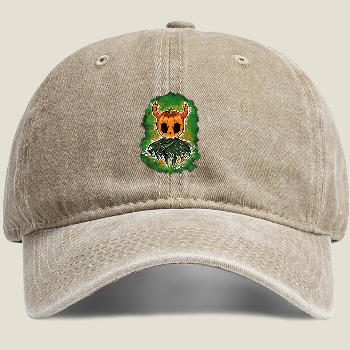 Pumpkin King from The Legend of Zelda - Washed Denim - Baseball Cap