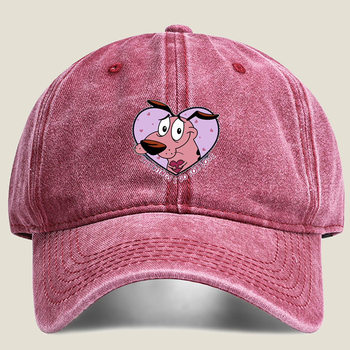 Porky Pig: The Things I Do For Love - Washed Denim - Baseball Cap