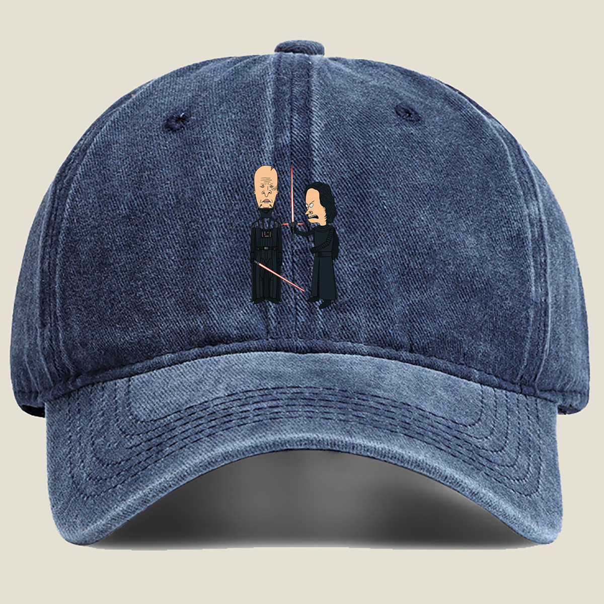 Star Wars: Darth Vader and Kylo Ren - Washed Denim - Baseball Cap