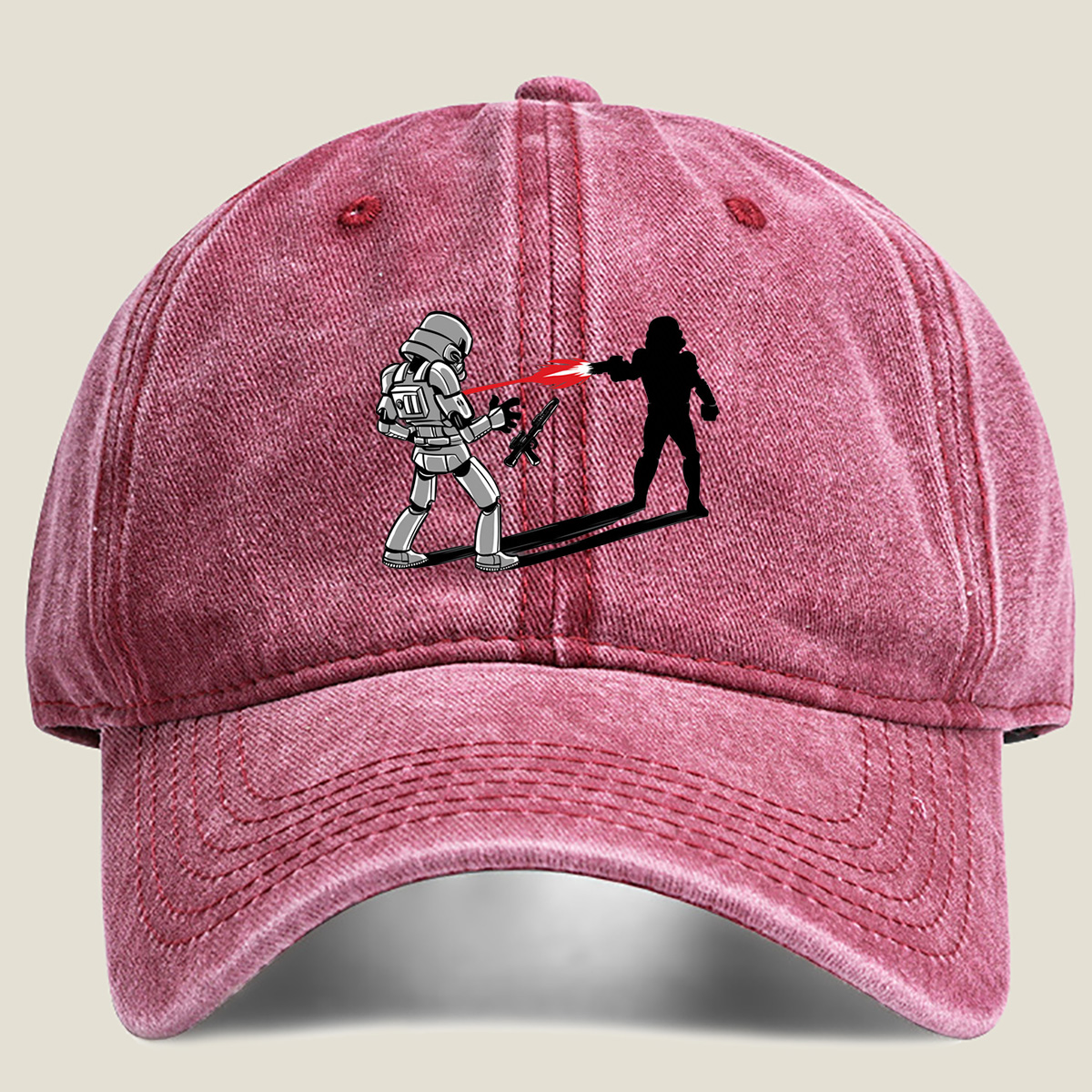 Star Wars: Stormtrooper vs. Dark Silhouette - Washed Denim - Baseball Cap