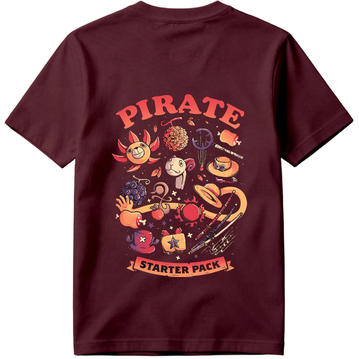 Pirate Starter Pack: A Whimsical Adventure with Captain and Crew - Tee