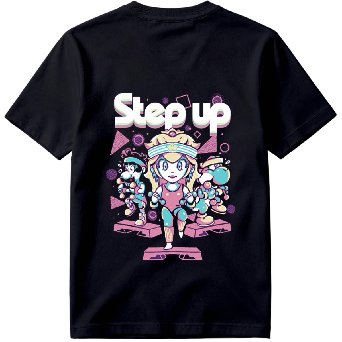 Step Up: Princess Peach, Mario, and Yoshi in Sync - Tee
