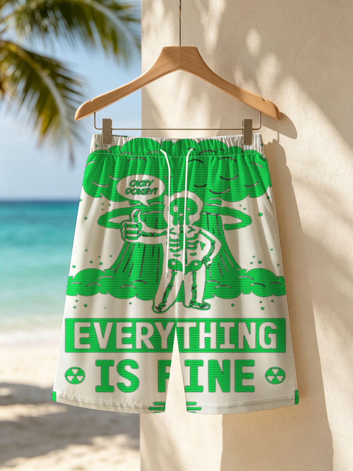 Skeleton in Green Glow: 