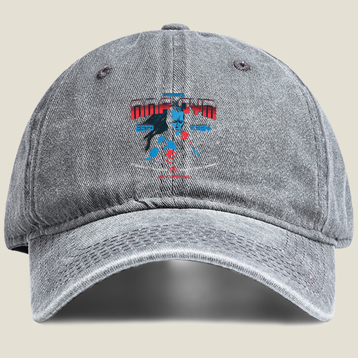 Thrawn's Dark Gym: Star Wars Imperial Fitness - Washed Denim - Baseball Cap