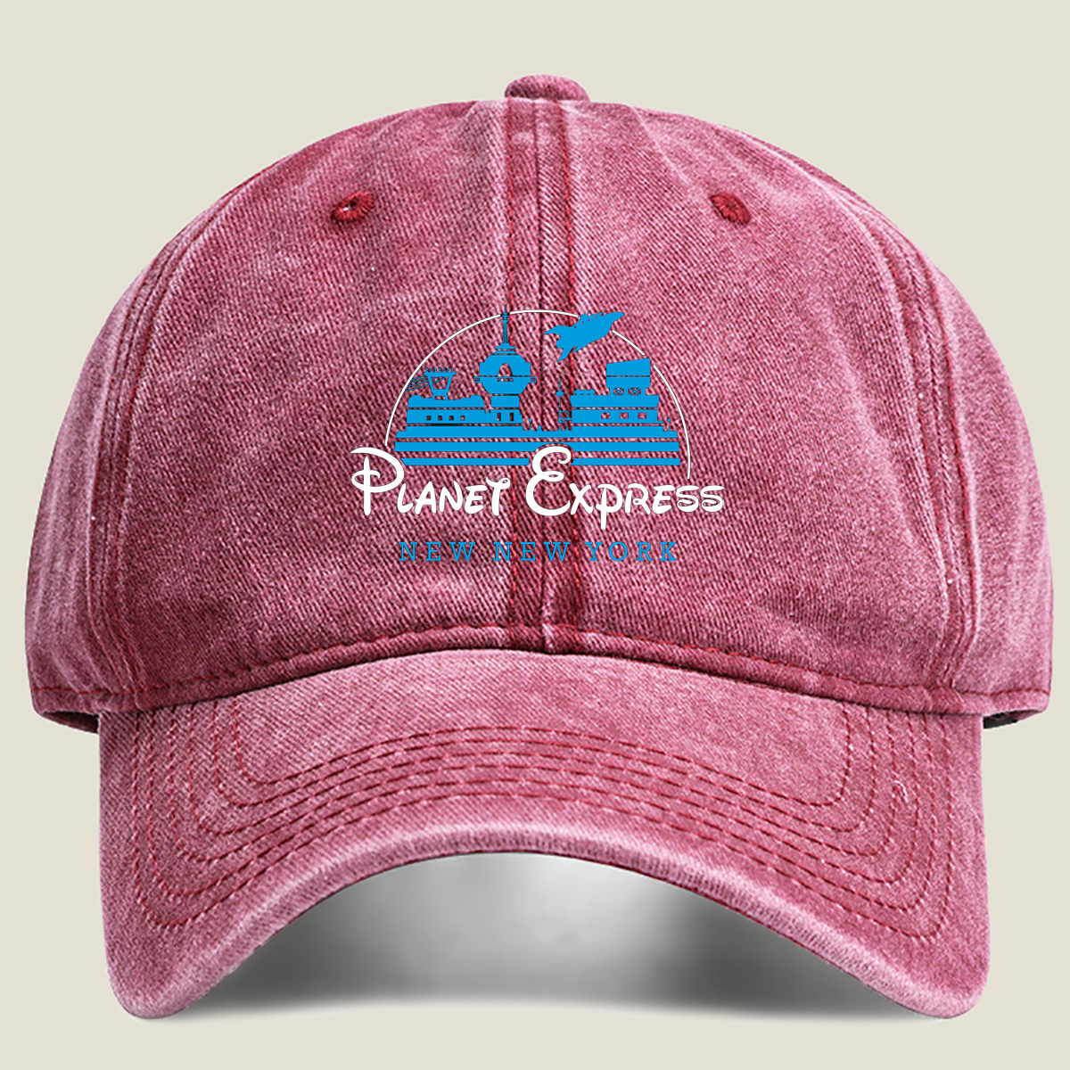 Planet Express: New New York - Washed Denim - Baseball Cap