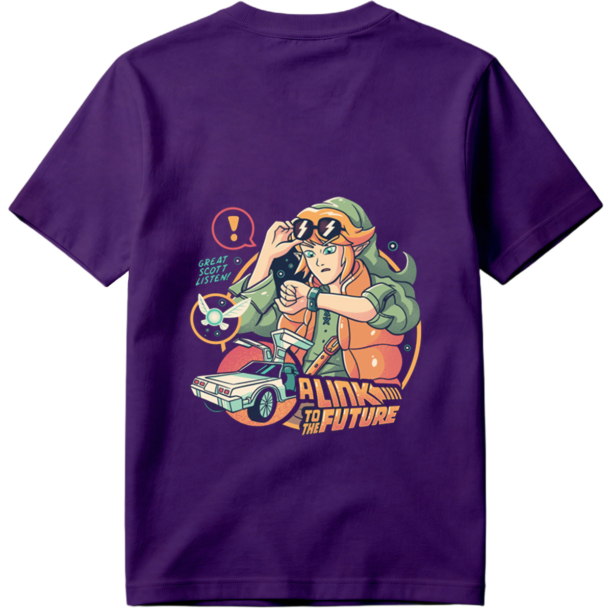 A Link to the Future: Zelda Meets Back to the Future - Tee